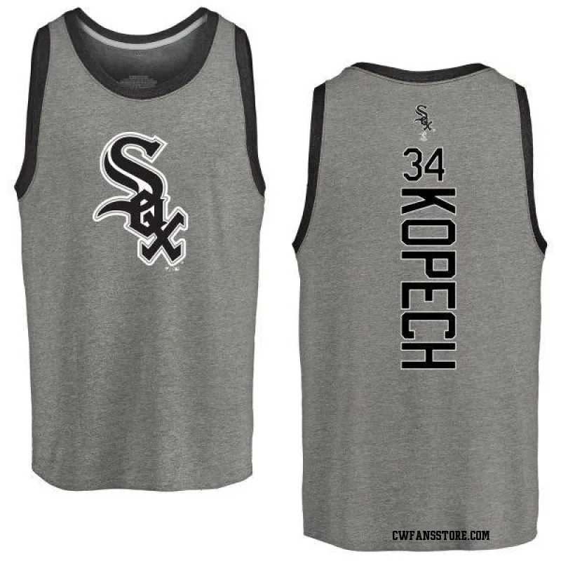 Michael Kopech 3/4 Sleeve T-Shirt (Baseball Tee, X-Small, Black/Heather  Gray) - Michael Kopech Hyper W WHT